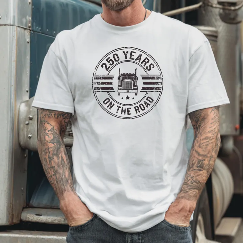On The Road USA 250th Anniversary Trucker Shirt TH10 169797
