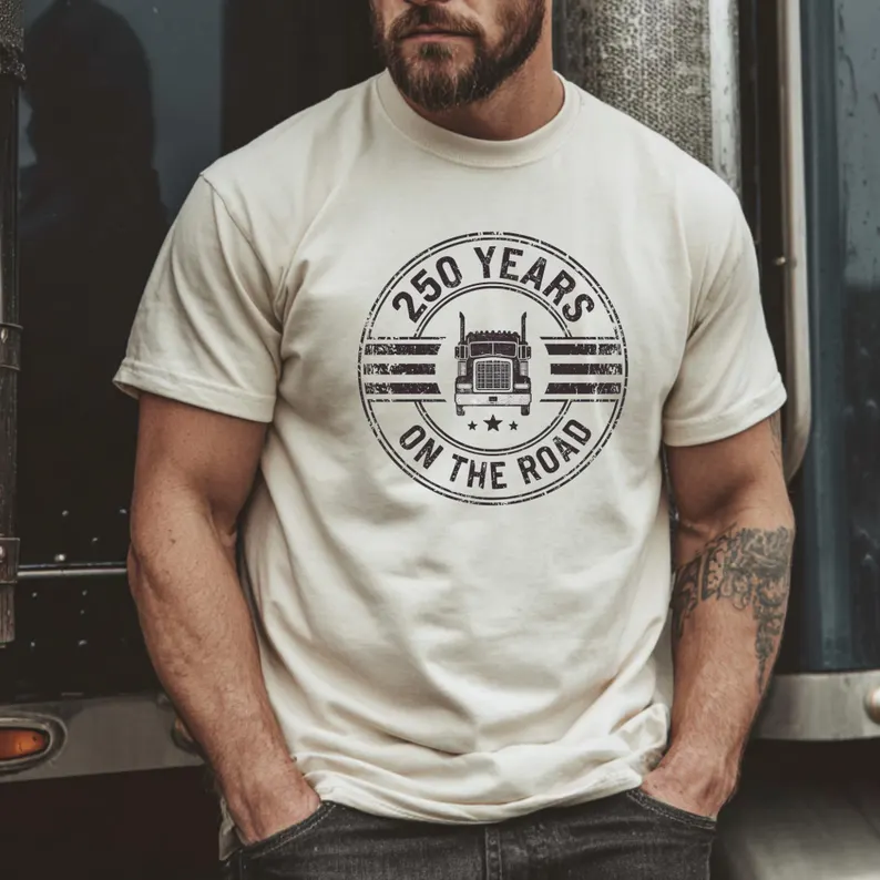 On The Road USA 250th Anniversary Trucker Shirt TH10 169797