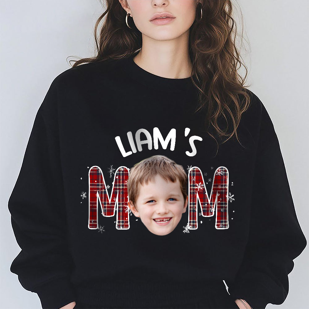 Custom Kid Photo Dark Shirt Christmas Gift For Family HO82 894344
