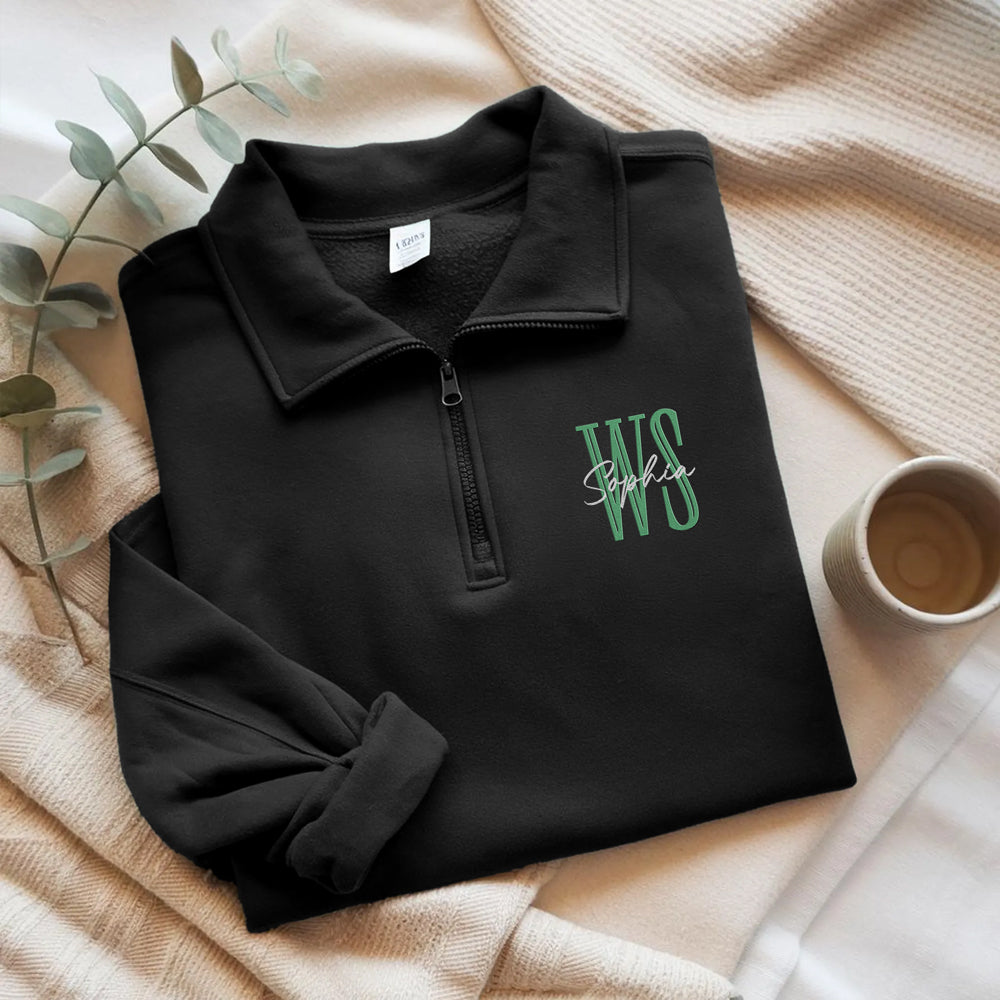Personalized Nurse Job Title Quarter Zip Sweatshirt Gift For Nurse LM32 899125