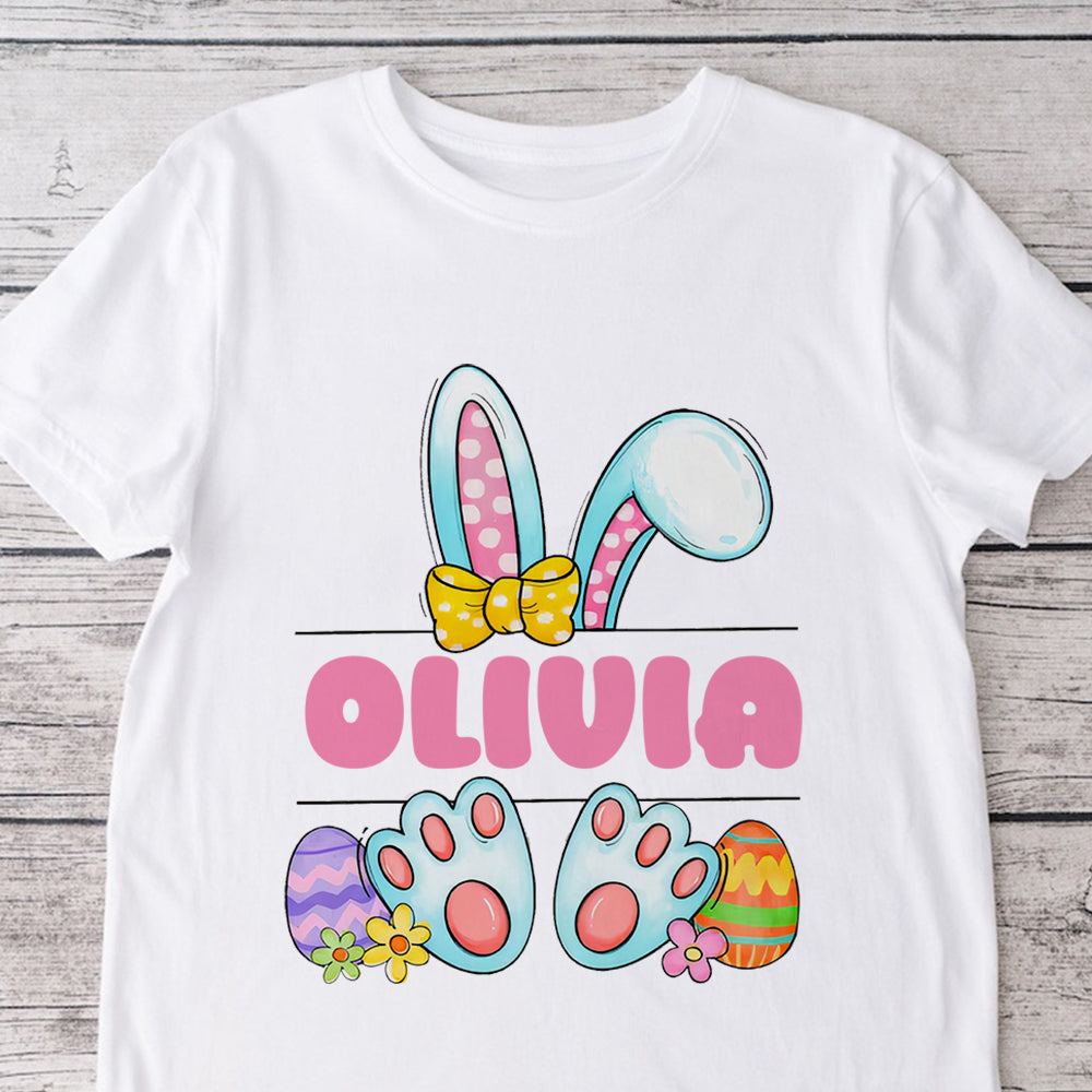 Custome Name Happy Easter Cute Bunny Toddler - Easter Bright Shirt LM32 897775