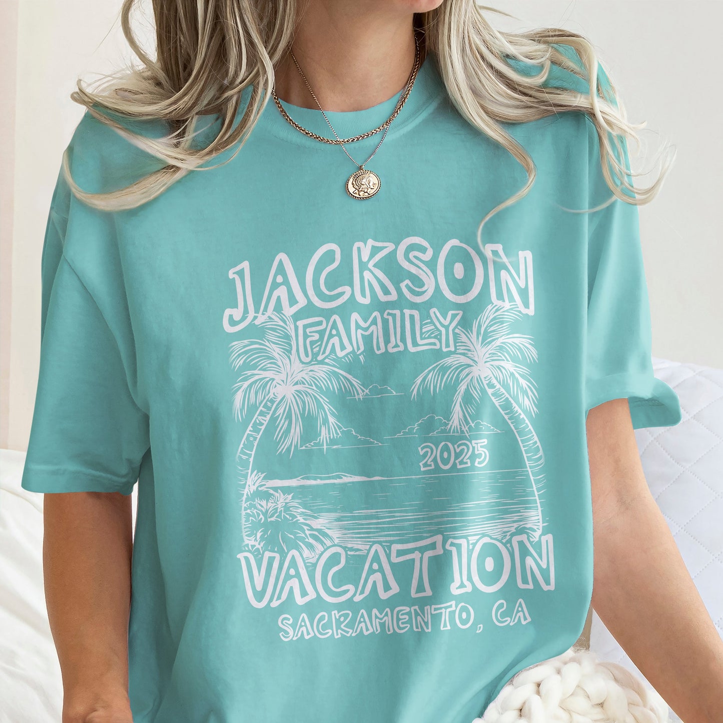 Custom Family Vacation Shirts 2025 ¨C Matching Family Trip Comfort Color Shirt LM32 895979