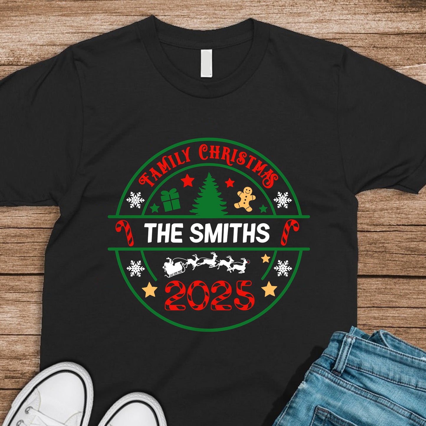 Custom Name - Personalized Shirt Christmas Gift For Family HO82 900016