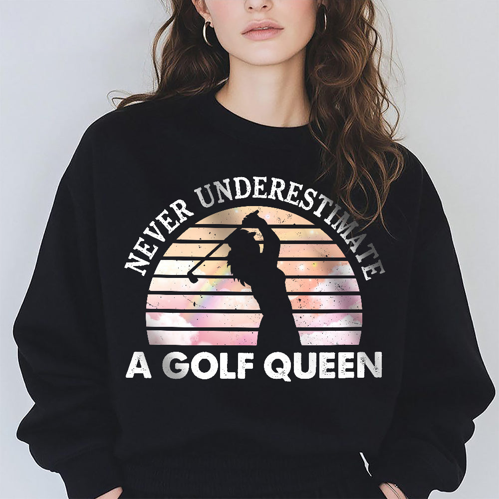 Personalized Never Underestimate A Golf Dad Dark Shirt LM32 897623