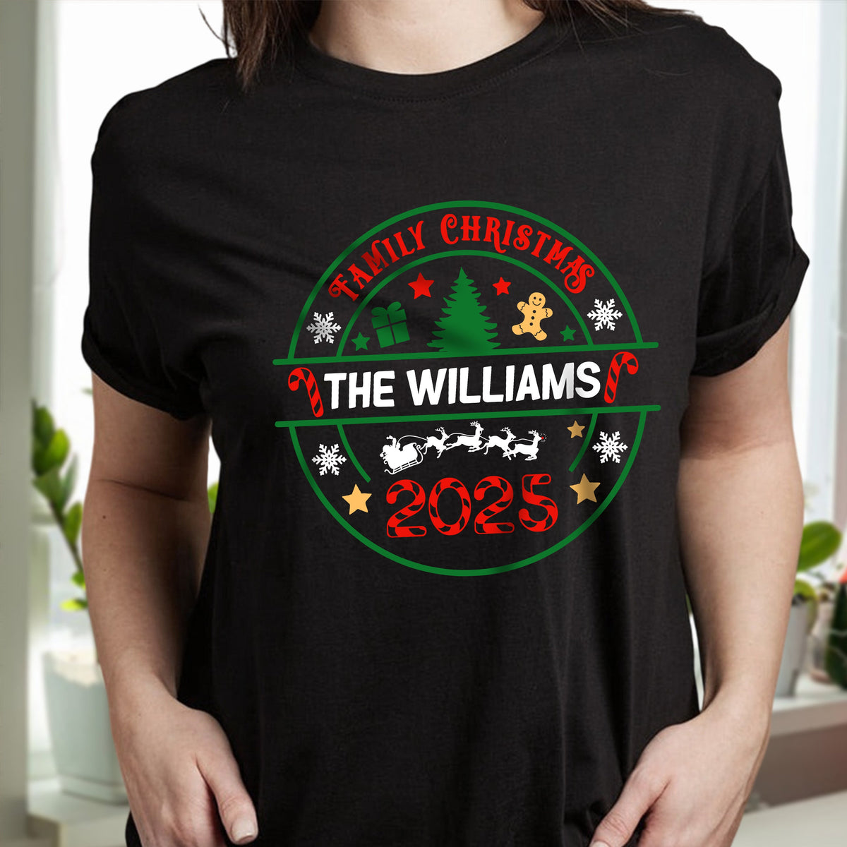 Custom Name - Personalized Shirt Christmas Gift For Family HO82 900016