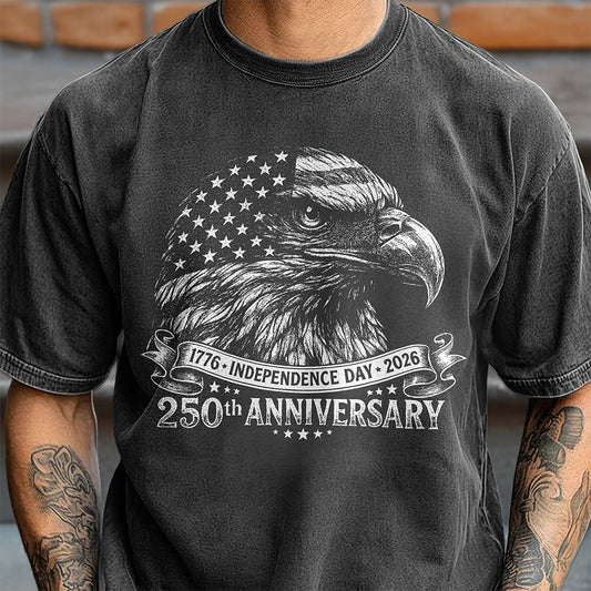 Personalized Vintage Bald Eagle USA 250 Independence Day Comfort Shirt LM32 669041