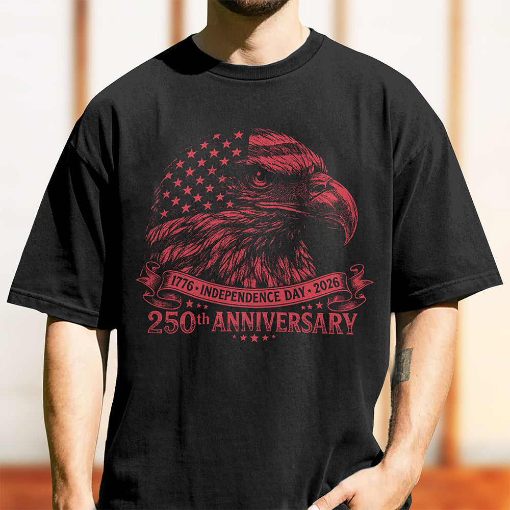 Personalized Vintage Bald Eagle USA 250 Independence Day Comfort Shirt LM32 669041