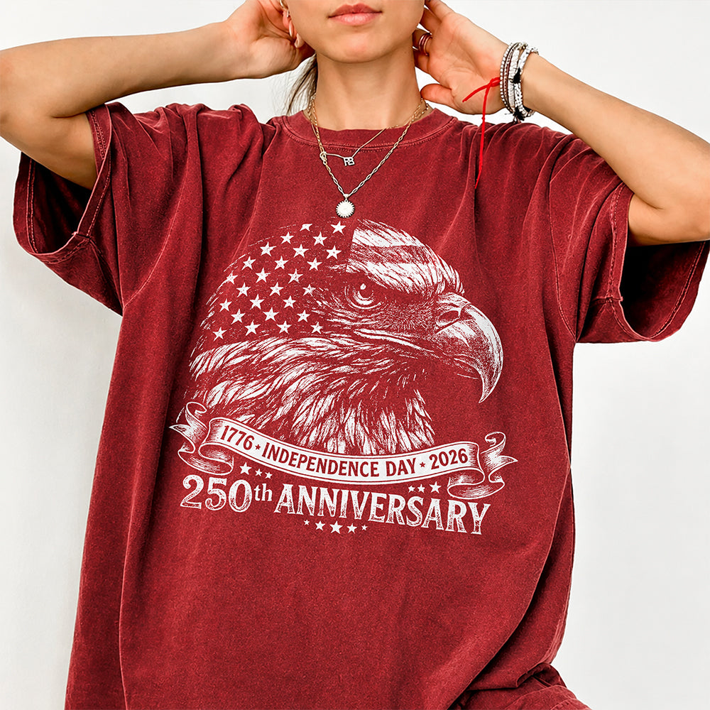 Personalized Vintage Bald Eagle USA 250 Independence Day Comfort Shirt LM32 669041