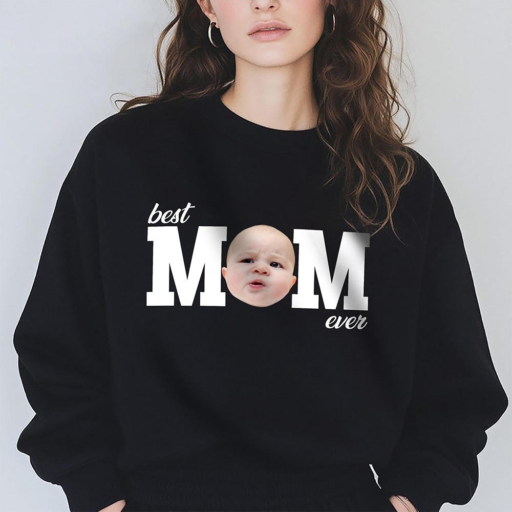 Custom Photo Best Dad Ever, Best Mom Ever Dark Shirt HA75 921110