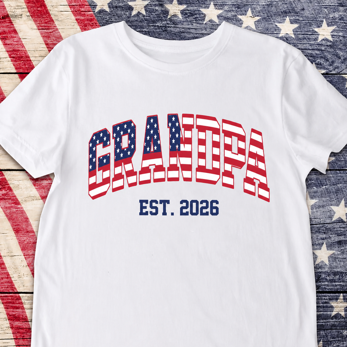 Personalized USA Flag Patriotic Dad Shirt, Gift for Father¡¯s Day HA75 921038